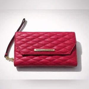 Rebecca Minkoff Pink Quilted Wristlet Wallet — Pre‑Loved & Beautifully Kept